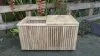 Product image 3 of the product “Rectangular Planter with Lid, 37 cm Height | Teak Wood, Natural Finish ”